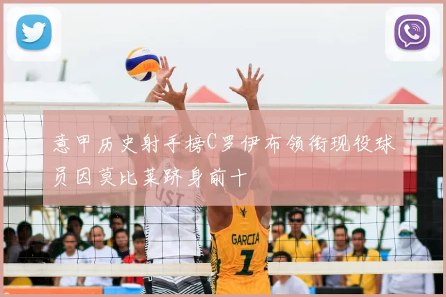 意甲历史射手榜C罗伊布领衔现役球员因莫比莱跻身前十