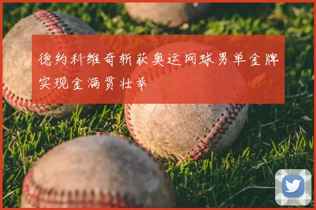 德约科维奇斩获奥运网球男单金牌实现金满贯壮举