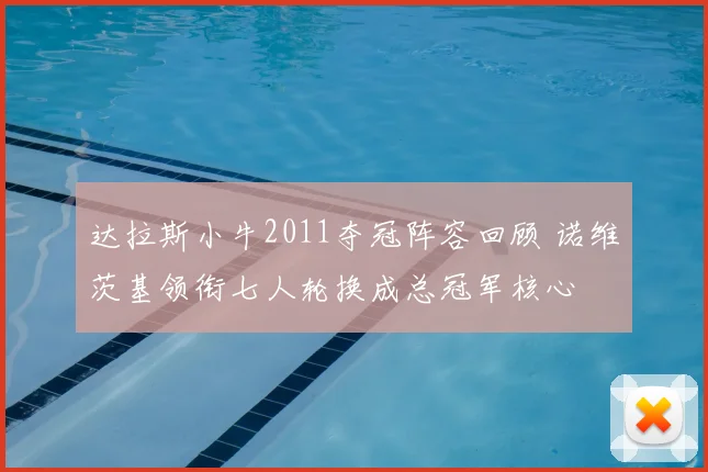 达拉斯小牛2011夺冠阵容回顾 诺维茨基领衔七人轮换成总冠军核心